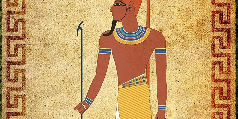 Амон ра это история. Амон Египетский Бог. Фиванский Бог Амон. Бог Амон ра в древнем Египте.